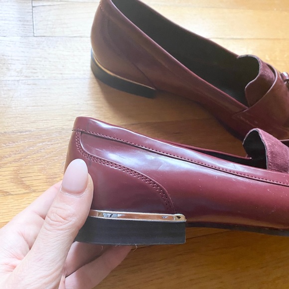 Burgundy vegan leather - Picture 4 of 5